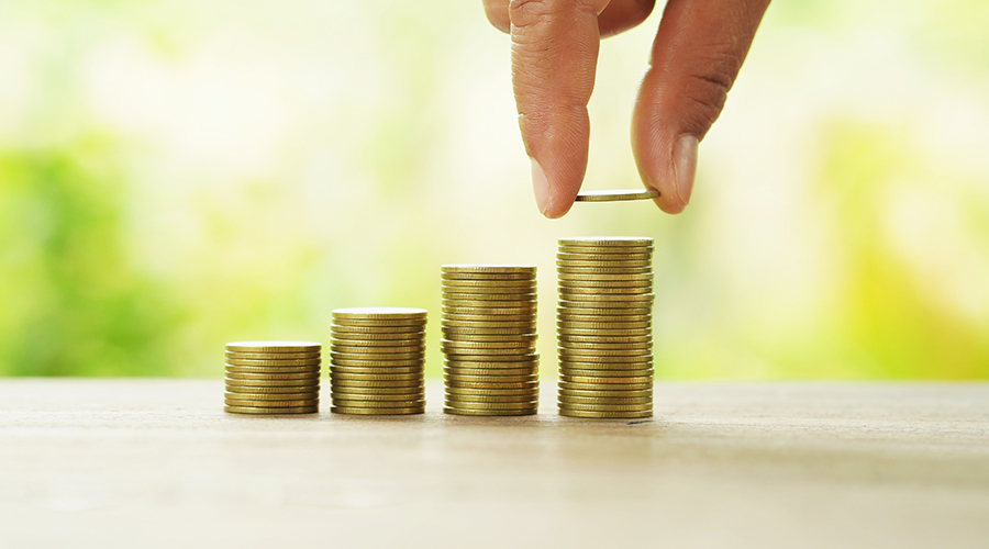 vecteezy businessman putting money stack on table concept saving 8120896